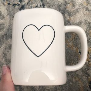Rae Dunn Heart Shape Mug